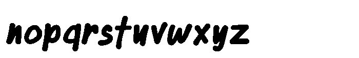 Sketch Tags Bold Font LOWERCASE