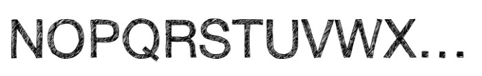 Sketchetik Regular Font UPPERCASE
