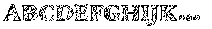 Sketchin Regular Font UPPERCASE