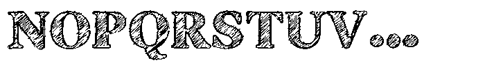Sketchin Regular Font UPPERCASE