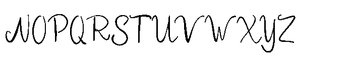 Sketchy Charm Font UPPERCASE