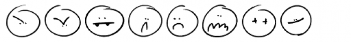 Sketchy Smiley II Font OTHER CHARS