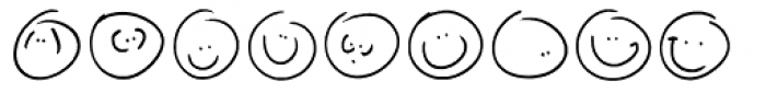 Sketchy Smiley II Font LOWERCASE