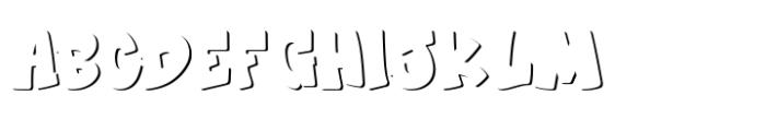 Skiddy Tons 3d Font Inner Font UPPERCASE