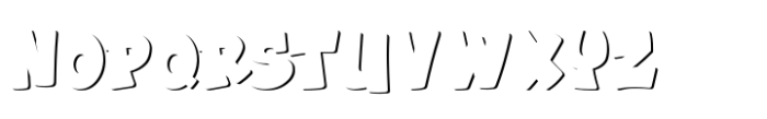 Skiddy Tons 3d Font Inner Font UPPERCASE