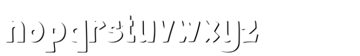 Skiddy Tons 3d Font Inner Font LOWERCASE
