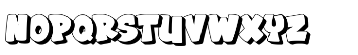 Skiddy Tons 3d Font Shadow Font UPPERCASE