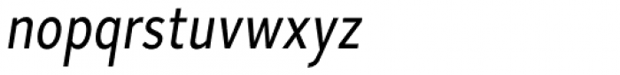 Skie Condensed Italic Font LOWERCASE
