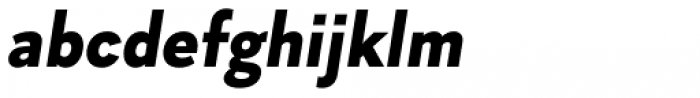Skie Extra Bold Italic Font LOWERCASE