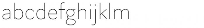 Skie Thin Font LOWERCASE