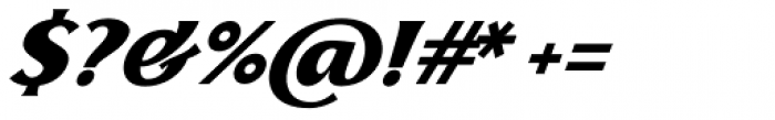 Skiff Extra Bold Italic Font OTHER CHARS