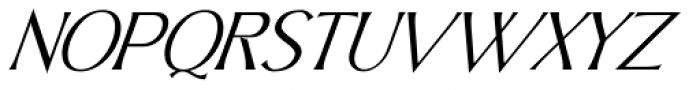 Skiff Thin Italic Font UPPERCASE