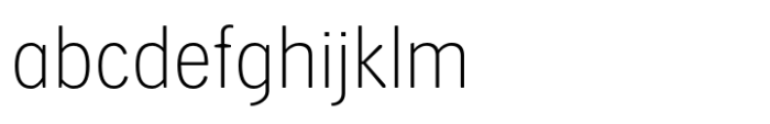 Skilt Gothic Thin Font LOWERCASE