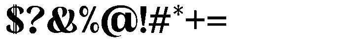 Skinno Bold Font OTHER CHARS