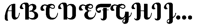 Skinno Bold Font UPPERCASE
