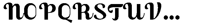 Skinno Bold Font UPPERCASE