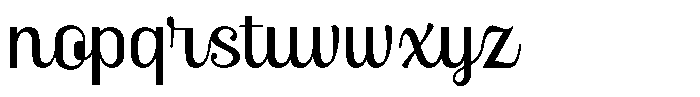Skinno Extra Light Font LOWERCASE