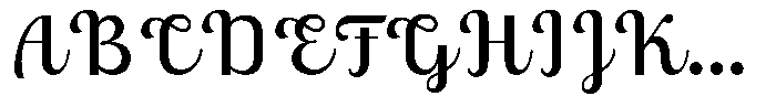 Skinno Light Font UPPERCASE