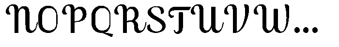 Skinno Light Font UPPERCASE