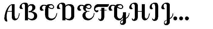 Skinno Medium Font UPPERCASE