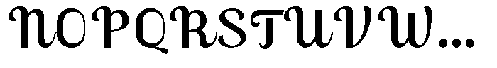 Skinno Regular Font UPPERCASE