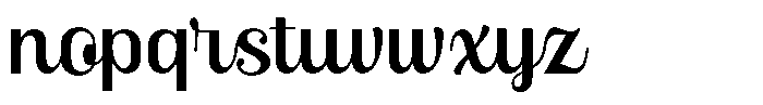 Skinno Regular Font LOWERCASE