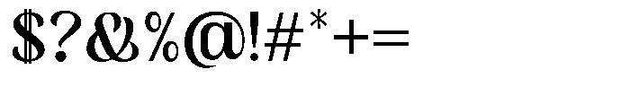Skinno Variable Thin Font OTHER CHARS