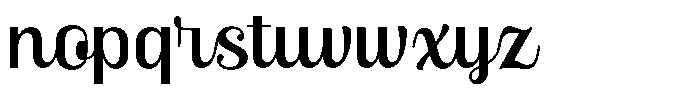 Skinno Variable Thin Font LOWERCASE