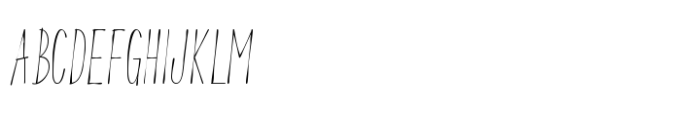 Skinny Ink Light Font UPPERCASE