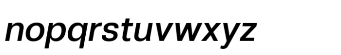 Skipton Semi Bold Italic Font LOWERCASE