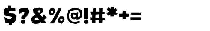 Skitro Font OTHER CHARS