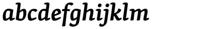 Skolar Latin SemiBold Italic Font LOWERCASE