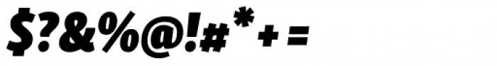 Skolar Sans PE Compressed Black Italic Font OTHER CHARS