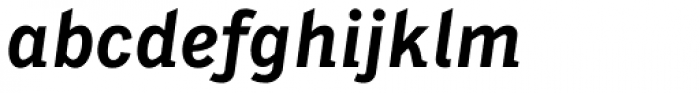 Skopex Gothic Bold Italic Font LOWERCASE