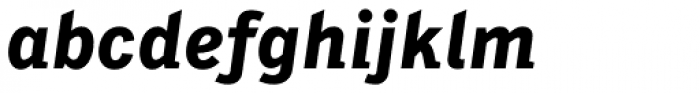 Skopex Gothic ExtraBold Italic Font LOWERCASE