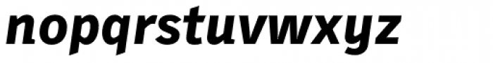 Skopex Gothic ExtraBold Italic Font LOWERCASE