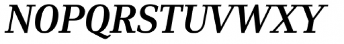 Skopex Serif Bold Italic Caps Font UPPERCASE