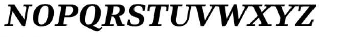 Skopex Serif Bold Italic Caps Font LOWERCASE