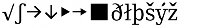 Skopex Serif Expert Font LOWERCASE