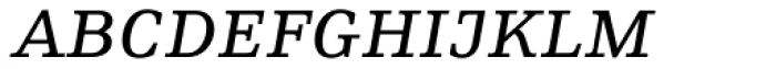 Skopex Serif Italic Caps Font LOWERCASE