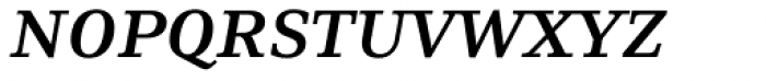 Skopex Serif Med Italic Caps Font LOWERCASE