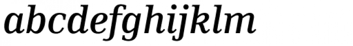 Skopex Serif Med Italic TF Font LOWERCASE