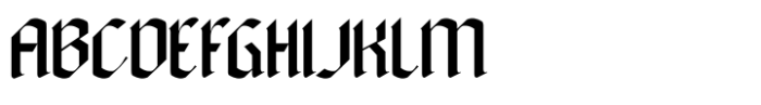 Skrigex Gothic Font UPPERCASE