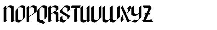 Skrigex Gothic Font UPPERCASE