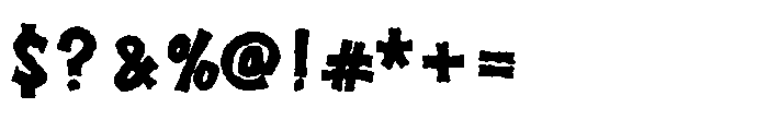 Skull Ghost Font OTHER CHARS