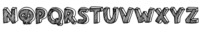 Skull Toys Font UPPERCASE
