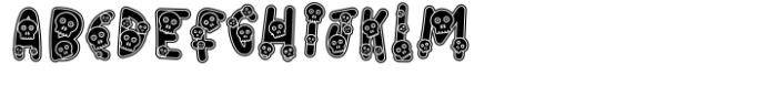 Skull Font LOWERCASE