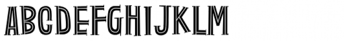 Skunkling Inline Font UPPERCASE