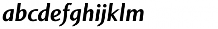 Sky Sans SemiBold Italic Font LOWERCASE