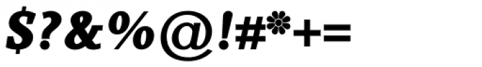 Sky Serif Bold Italic Font OTHER CHARS